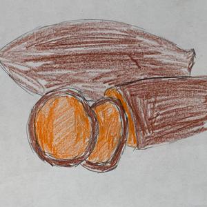This is a picture of sweet potatoes.