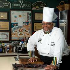 Chef Joe Randall at his cooking school