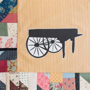 A table on wheels.