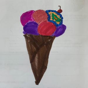 This is the icecream i drew !!